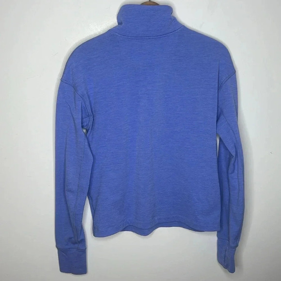 OUTDOOR VOICES 1/4 Zip Popover Funnel Neck Thumbhole Therma Long Sleeve Top - Picture 7 of 9